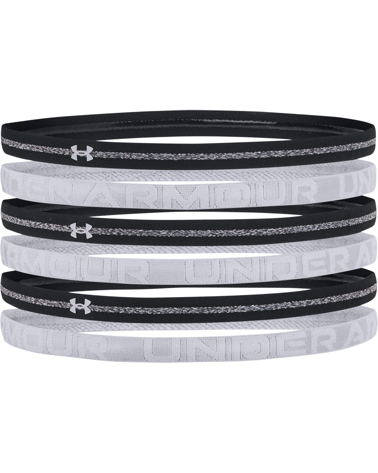 Women's UA Heathered Mini Headbands - 6 Pack