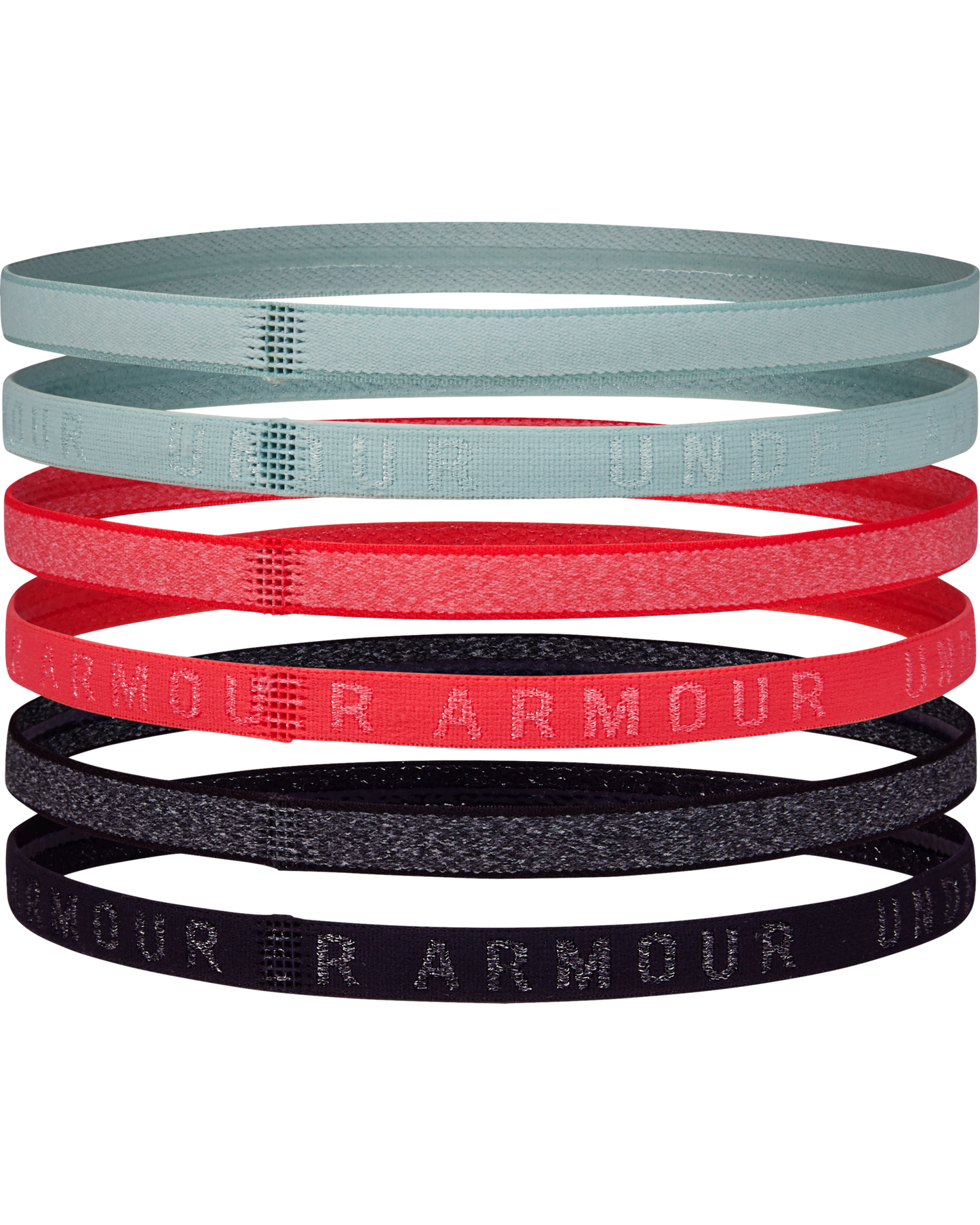 Women's UA Heathered Mini Headbands - 6 Pack