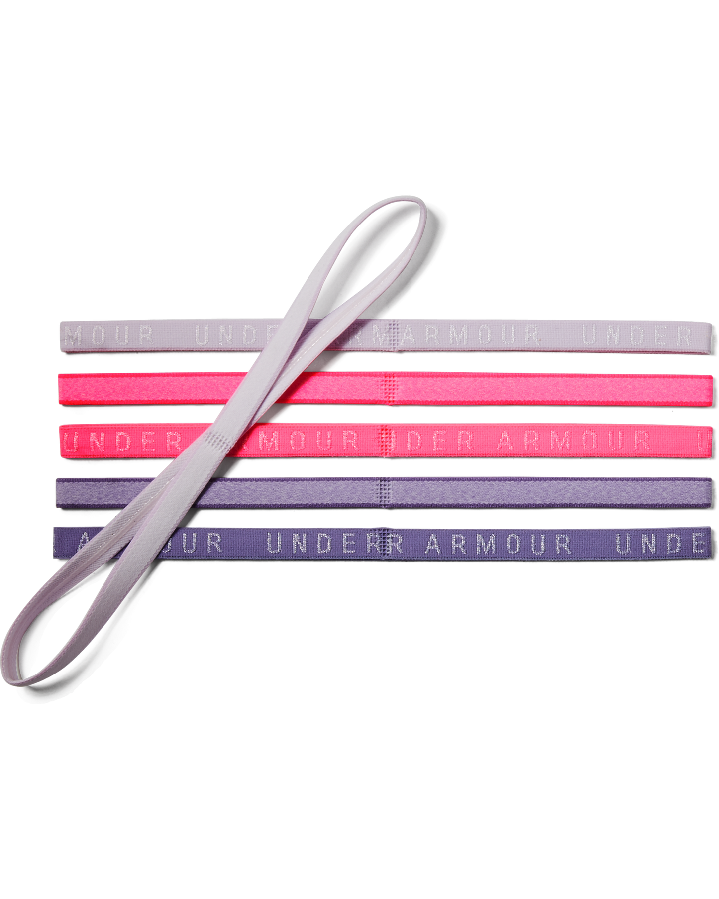 Women's UA Heathered Mini Headbands - 6 Pack