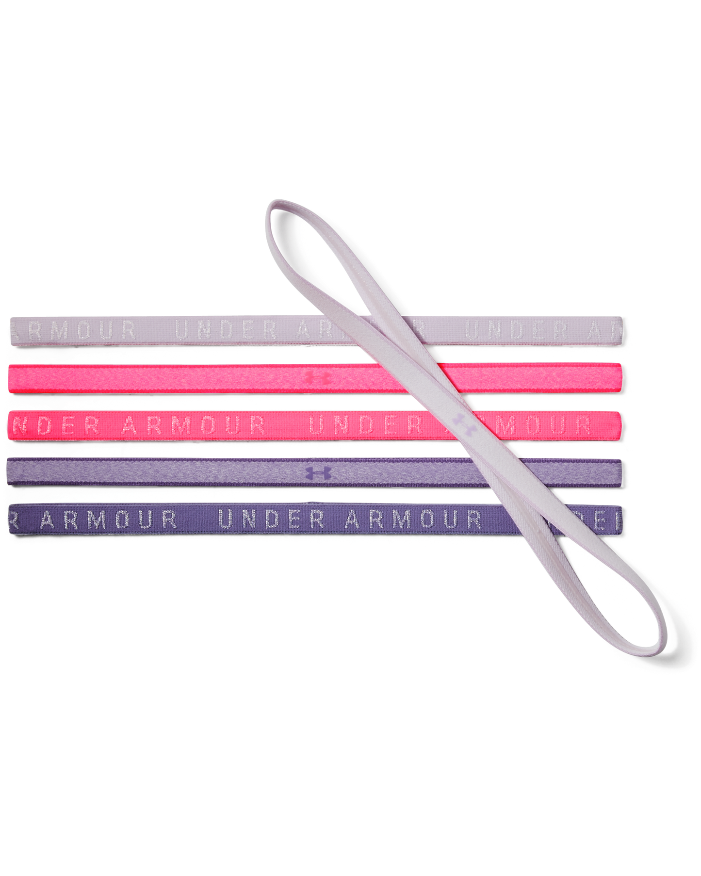 Women's UA Heathered Mini Headbands - 6 Pack