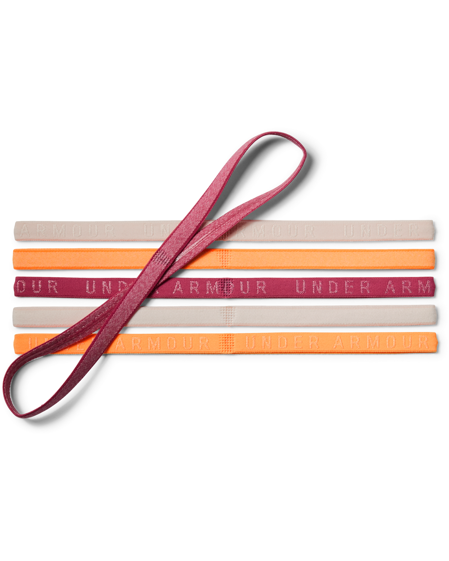 Women's UA Heathered Mini Headbands - 6 Pack