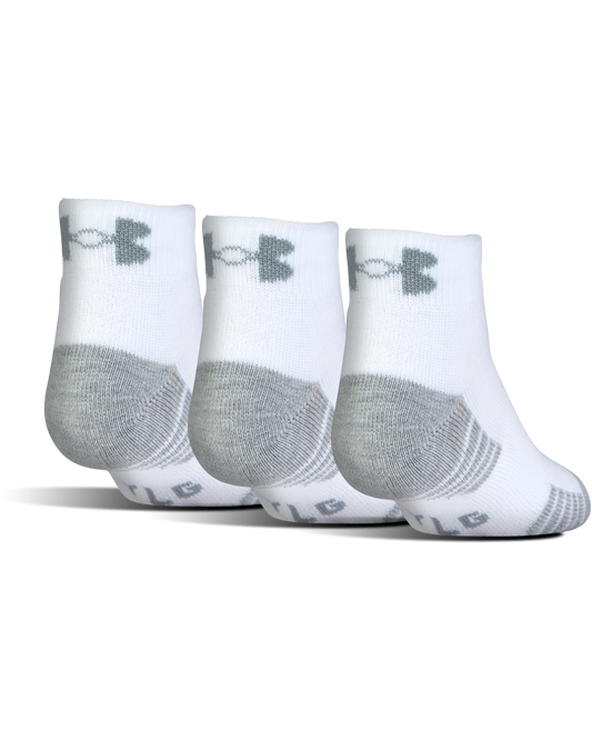 Kids' HeatGear® Tech Lo Cut Socks 3-Pack