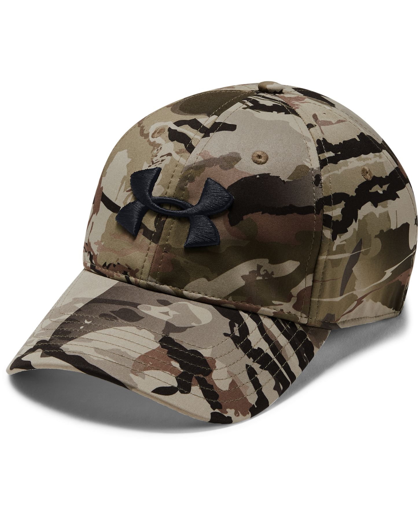 Men's UA Camo Stretch Fit Cap Updated