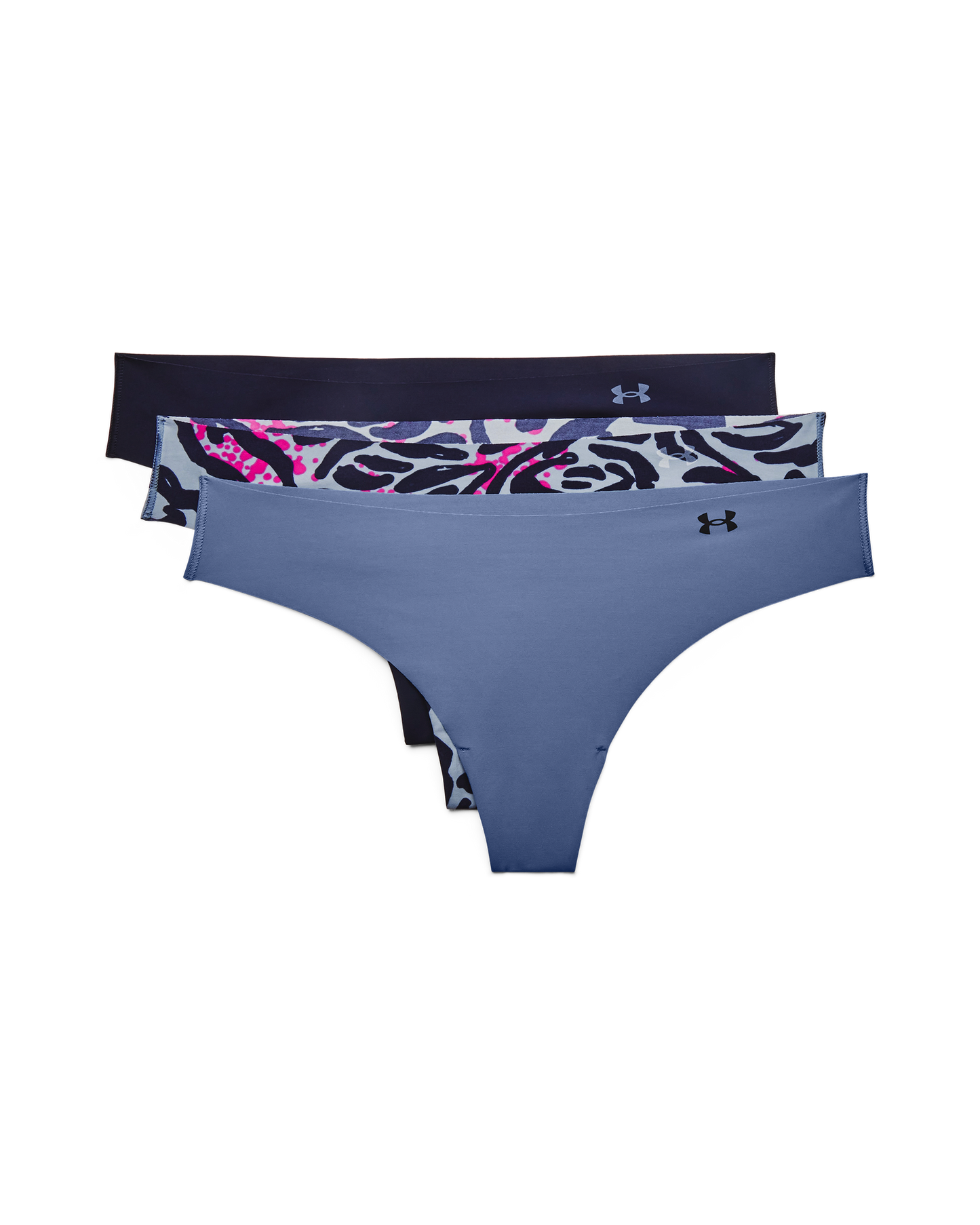 Women's UA Pure Stretch Thong 3-Pack Printed