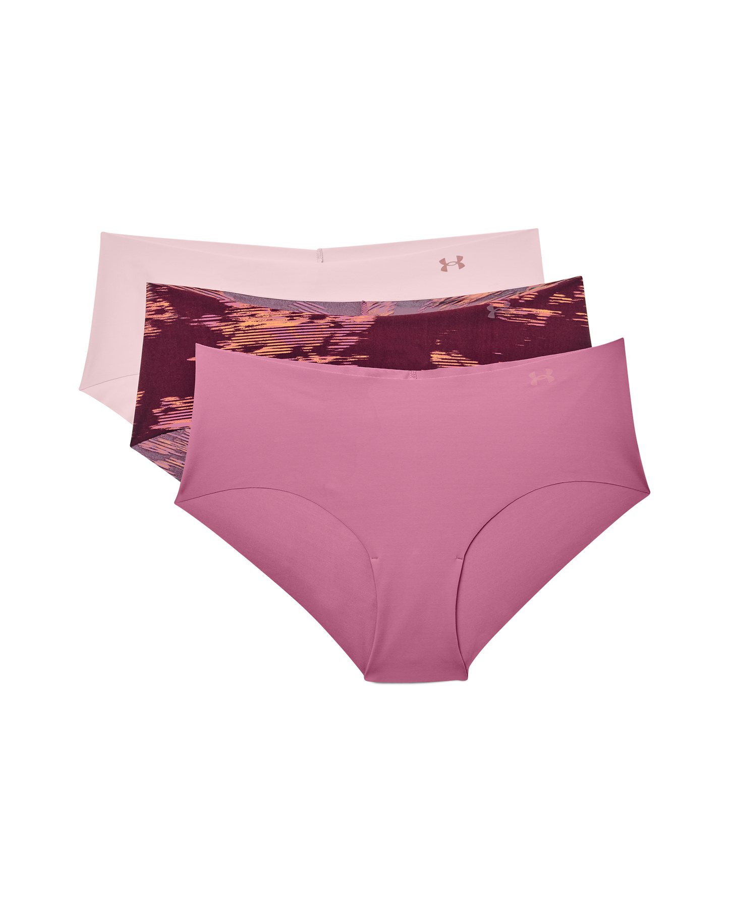 Women's UA Pure Stretch Hipster 3-Pack Printed