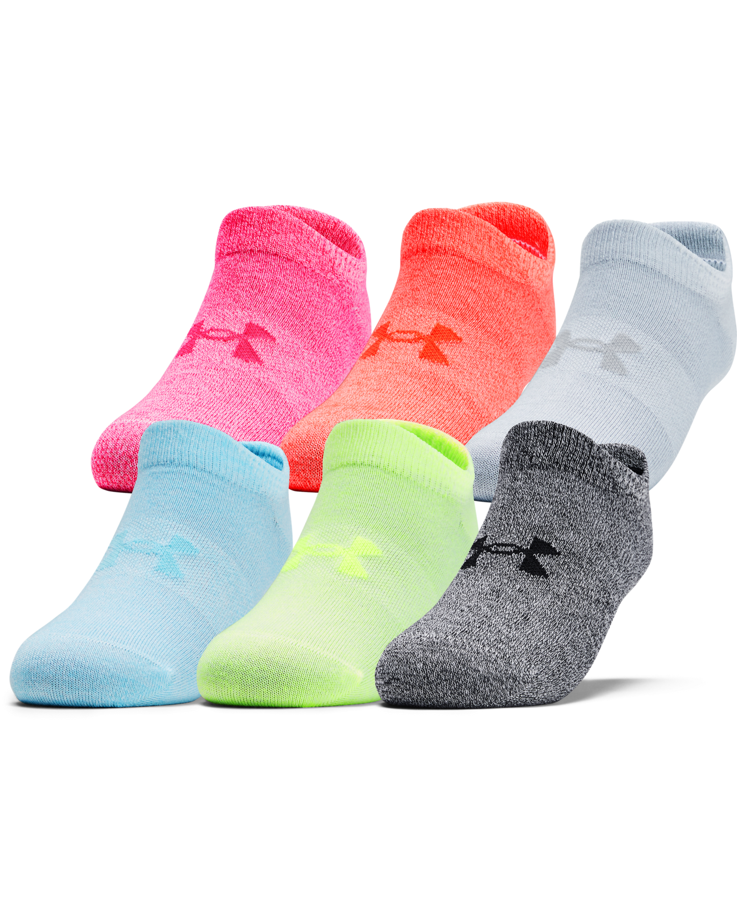 Women's UA HeatGear®  Essentials No Show – 6-Pack
