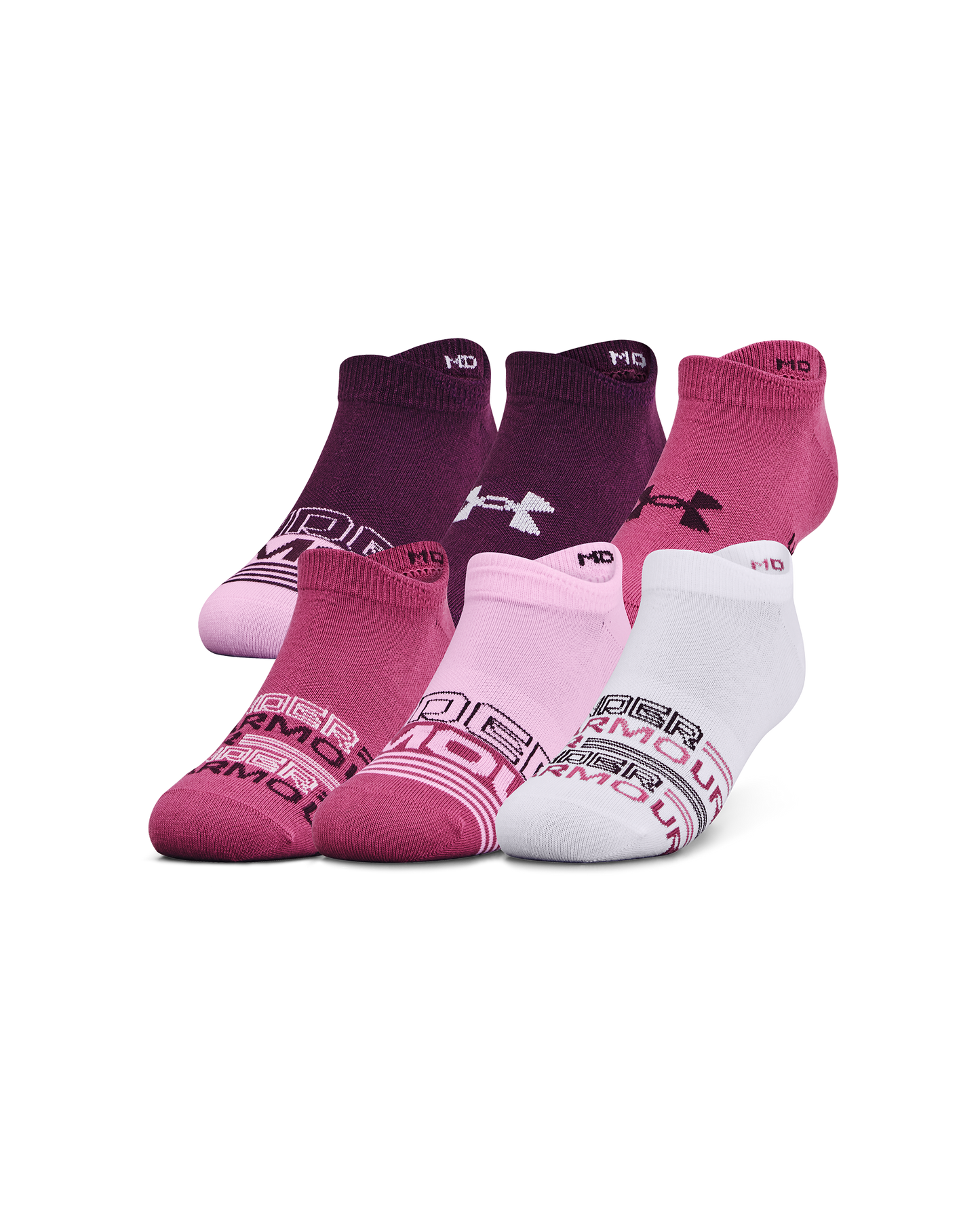 Women's UA HeatGear®  Essentials No Show – 6-Pack