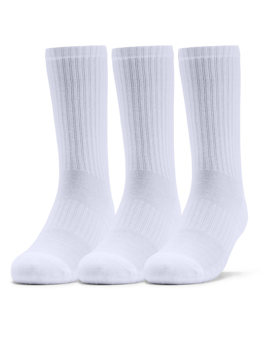 Unisex UA Training Cotton Crew 3-Pack Socks