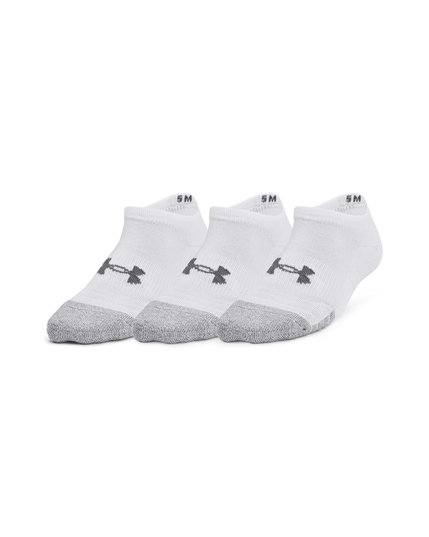 Kids' HeatGear® 3-Pack No Show Socks