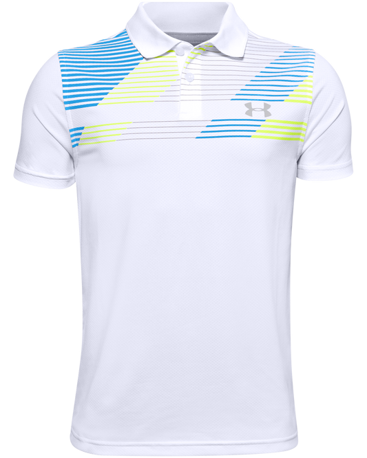 Boys' UA Performance Polo Textured Printed