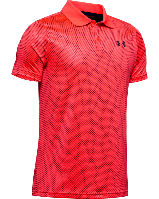 Boys' UA Performance Polo Textured Printed