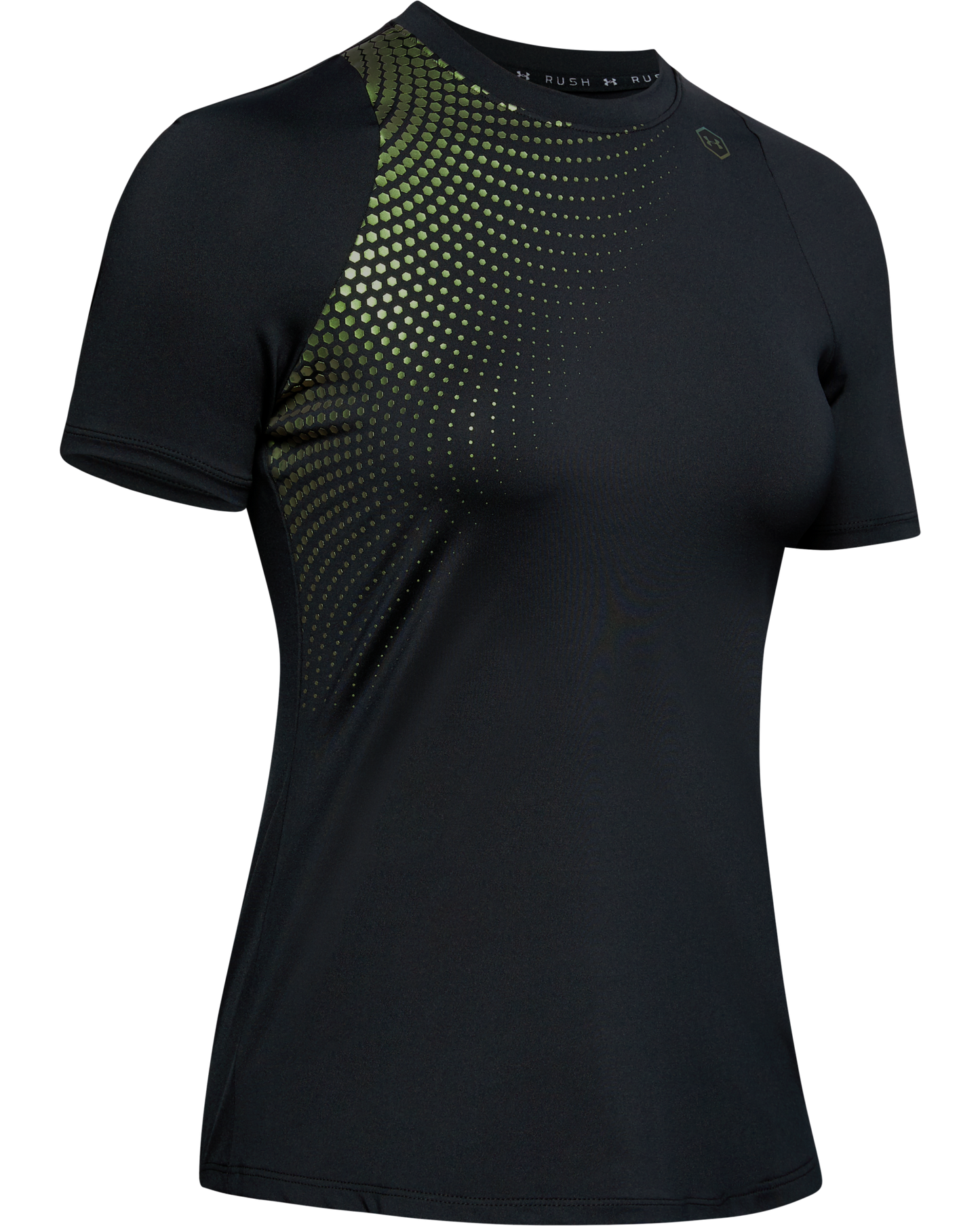 Women's UA RUSH™ Short Sleeve Hex Ombre Graphic