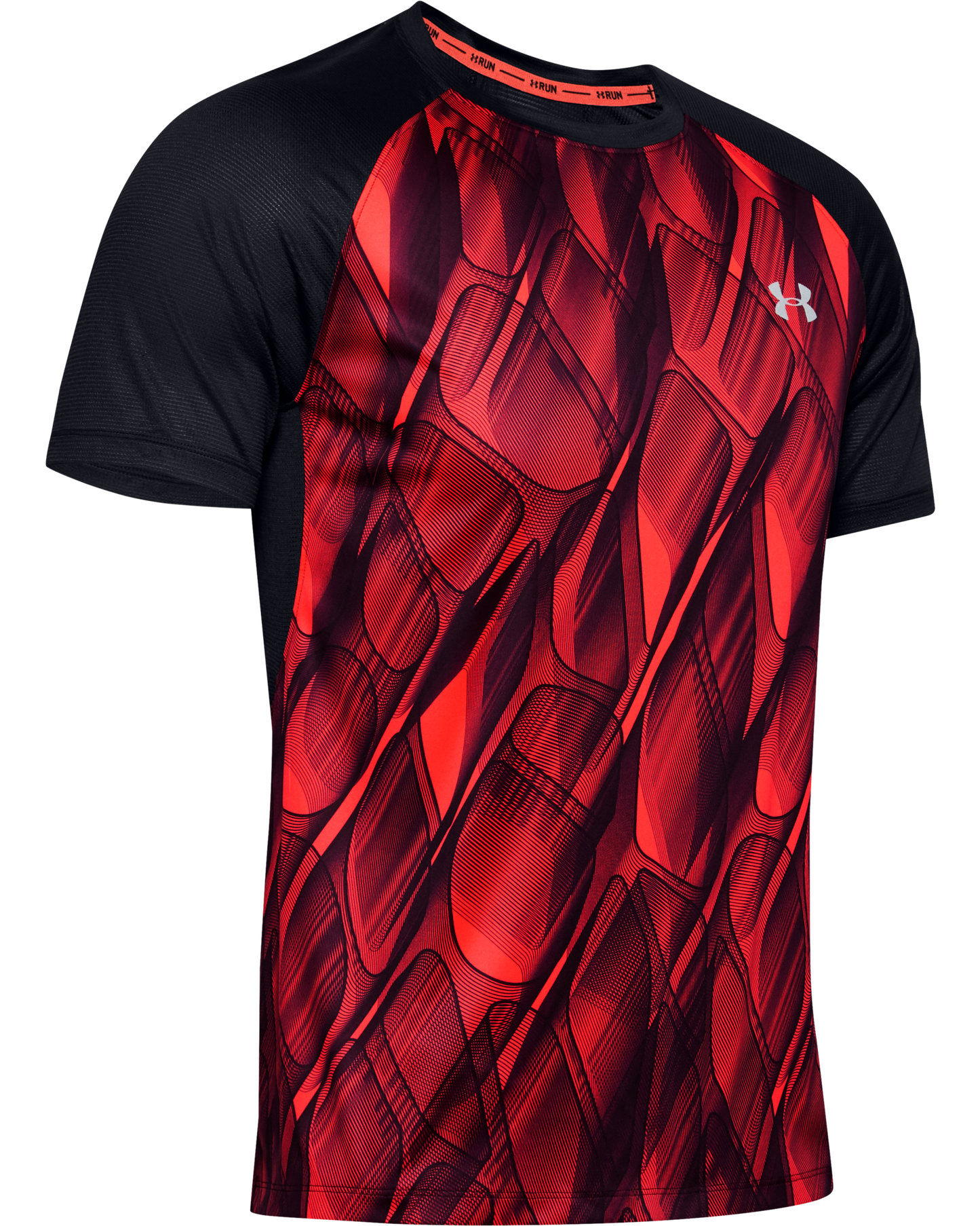 Men's UA Qualifier Iso-Chill Printed Run Short Sleeve
