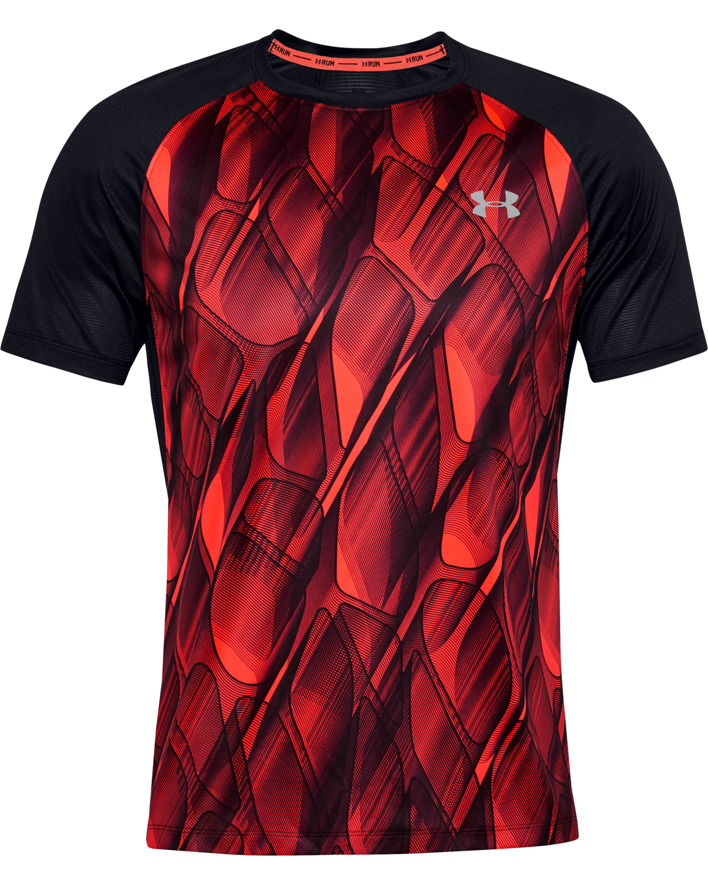 Men's UA Qualifier Iso-Chill Printed Run Short Sleeve