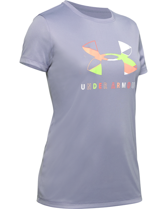 Girls' UA Tech™ Big Logo Short Sleeve Shirt