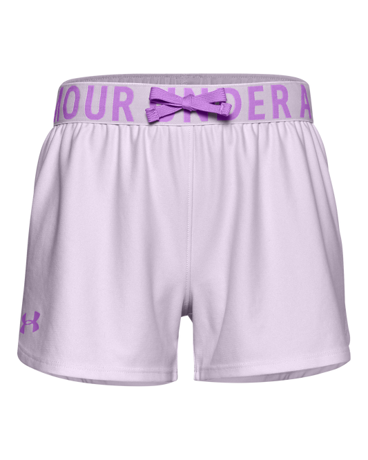 Girls' UA Play Up Solid Shorts