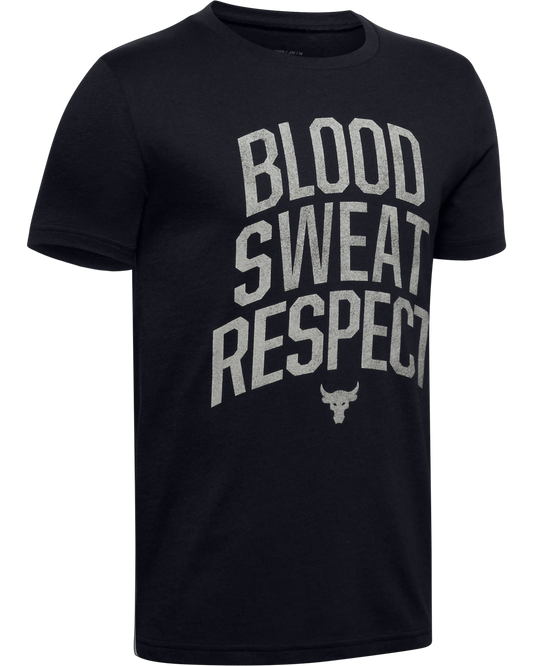 Boys' Project Rock Blood Sweat Respect Short Sleeve