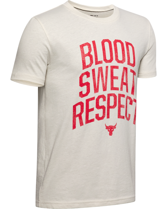 Boys' Project Rock Blood Sweat Respect Short Sleeve