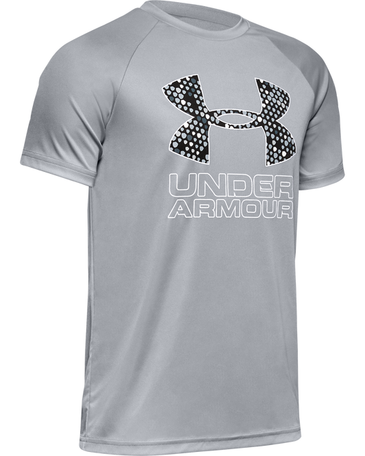 Boys' UA Tech™ Hybrid Print Fill Logo T-Shirt