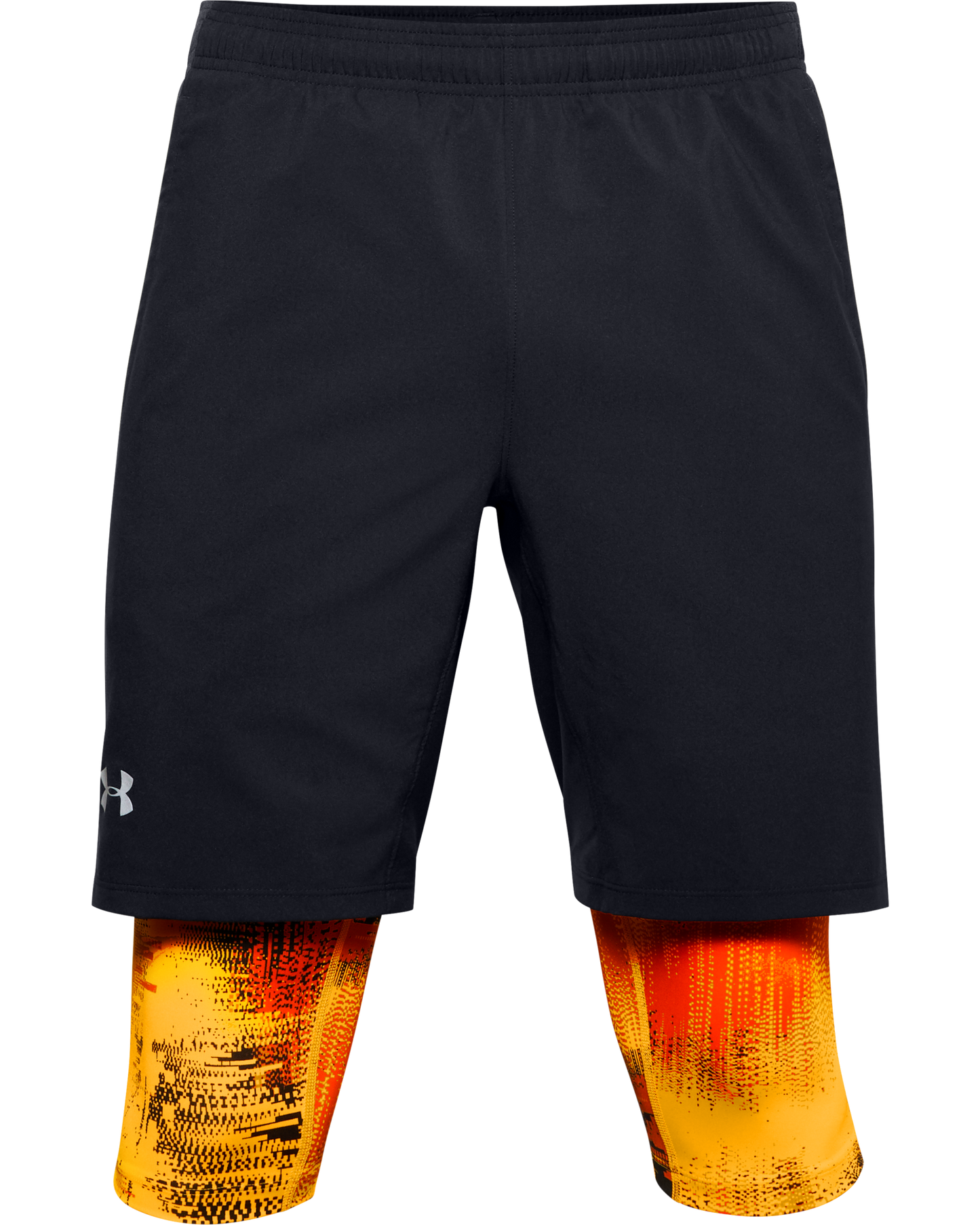 Men's UA Launch SW Long 2-in-1 Printed Shorts