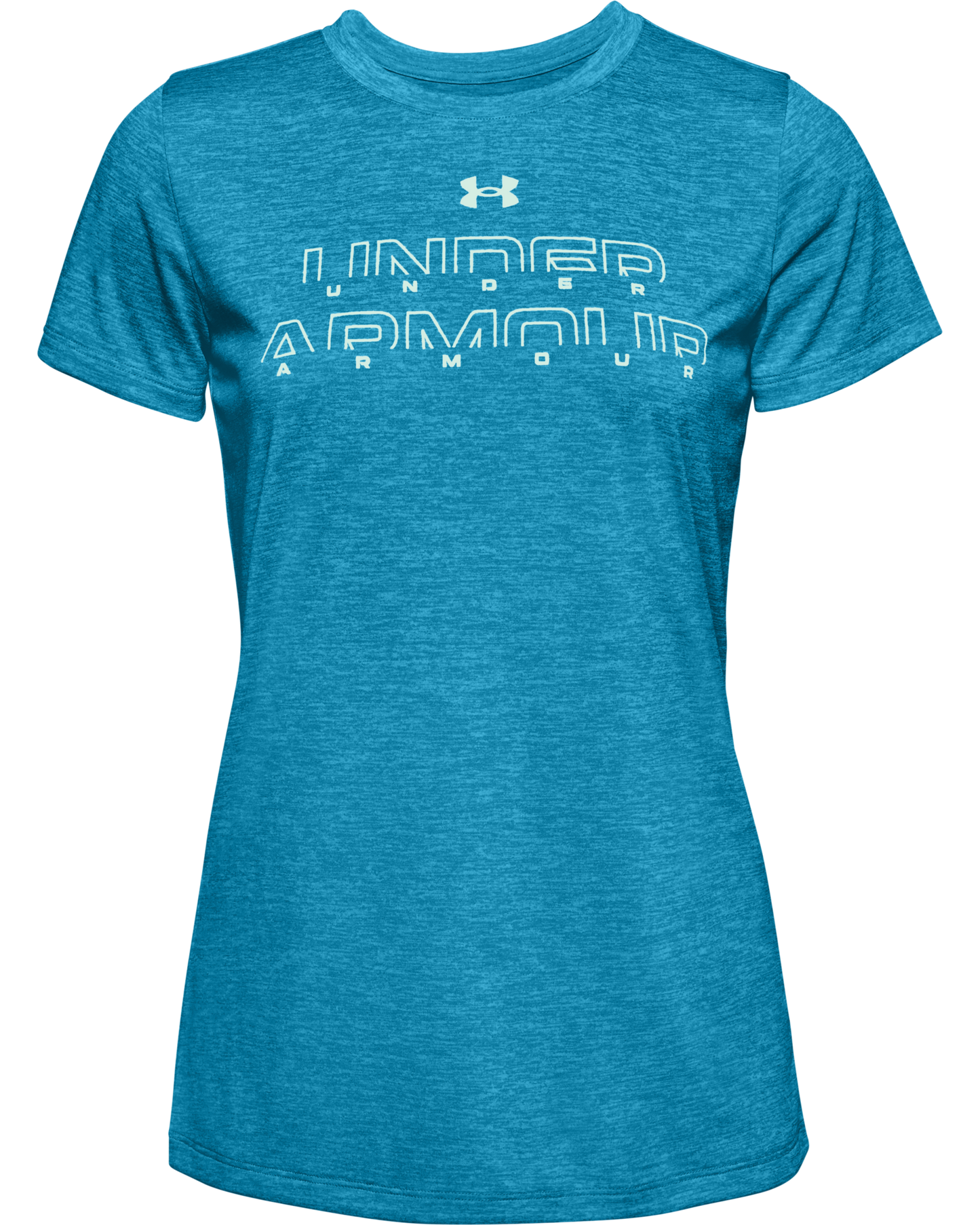 Women's UA Tech™ Twist Graphic Wordmark Short Sleeve Shirt