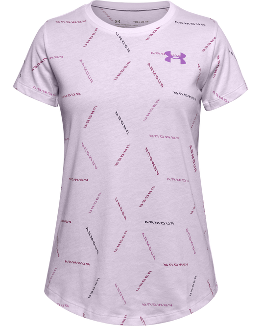 Girls' UA Twitch Multi Print Short Sleeve