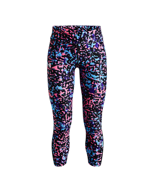 Girls' HeatGear® Armour Printed Ankle Crop Leggings