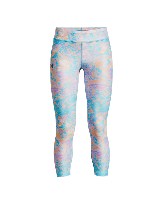 Girls' HeatGear® Armour Printed Ankle Crop Leggings