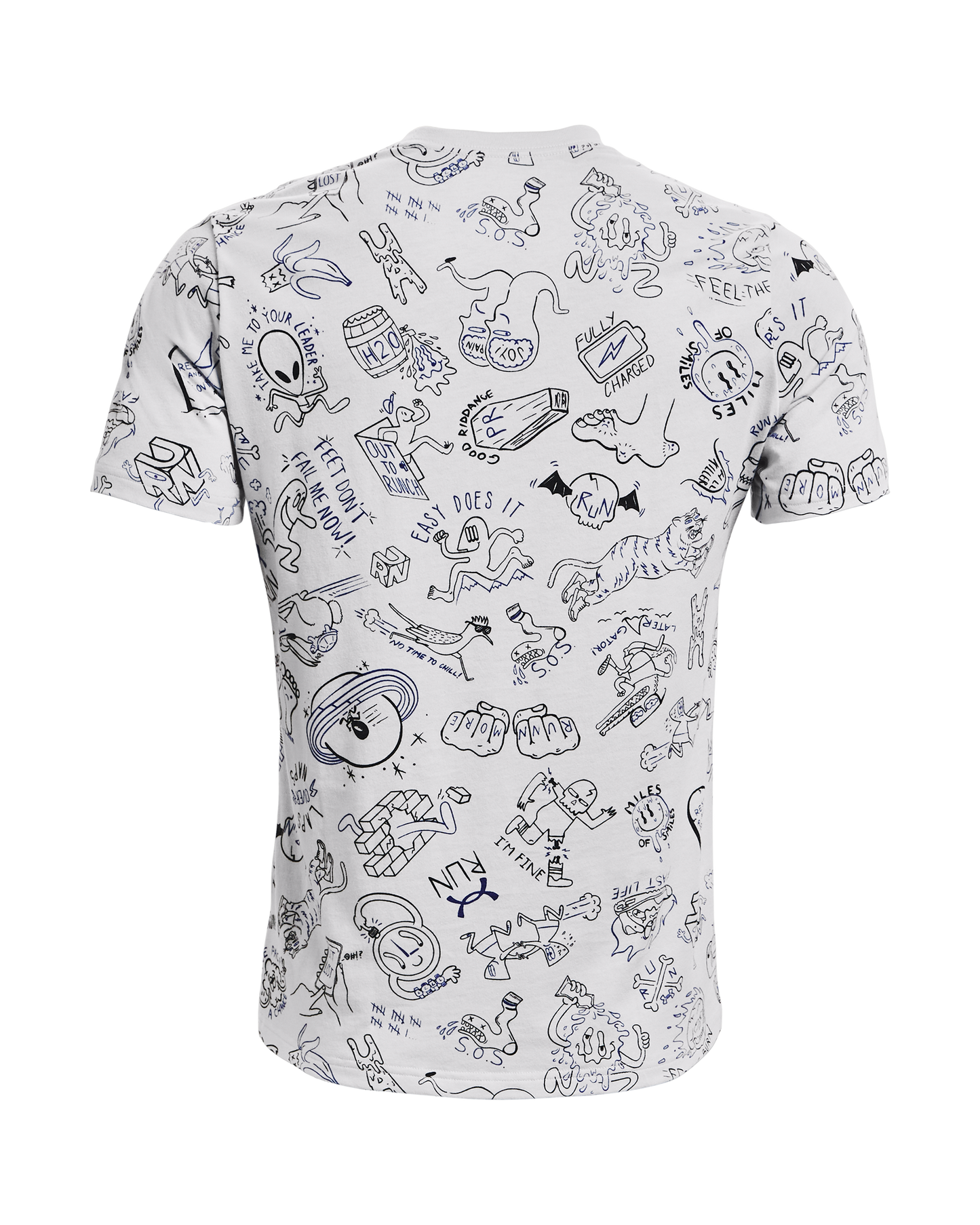 Men's UA Run Your Face Off Print Short Sleeve