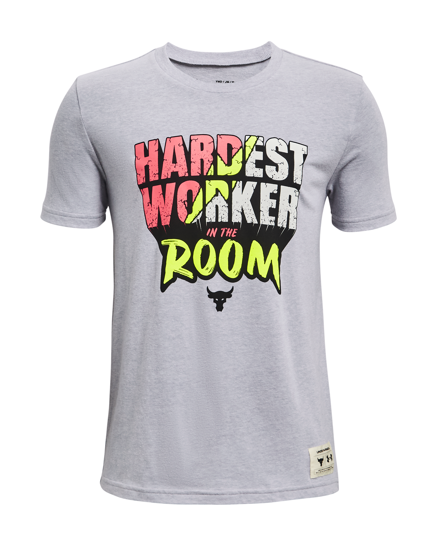 Boys' Project Rock Hardest Worker In The Room Short Sleeve