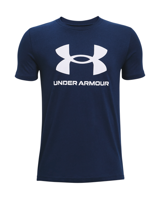 Boys' UA Sportstyle Logo Short Sleeve