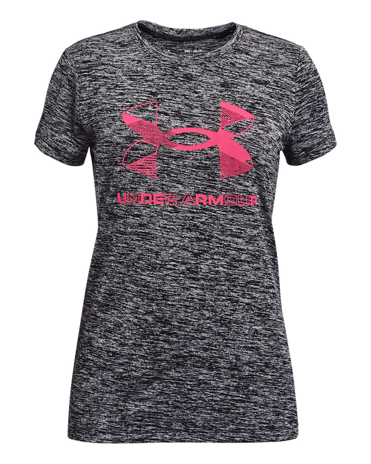 Girls' UA Graphic Twist Big Logo Short Sleeve