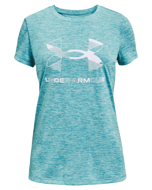 Girls' UA Graphic Twist Big Logo Short Sleeve