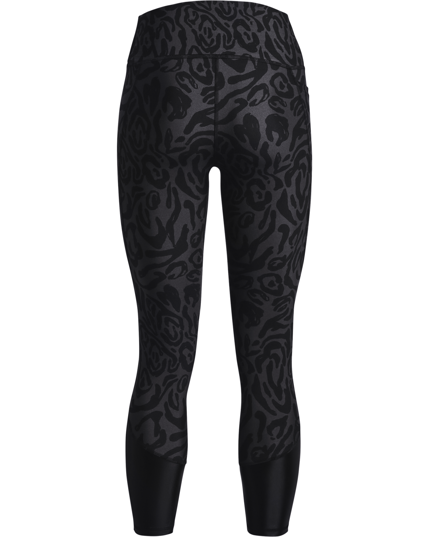 Women's HeatGear® Armour No-Slip Waistband Tonal Print Ankle Leggings