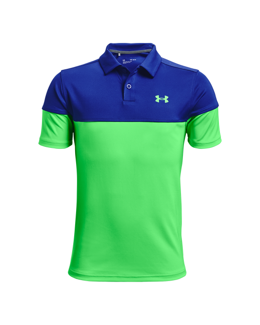 Boys' UA Performance Blocked Polo