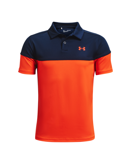 Boys' UA Performance Blocked Polo