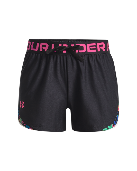 Girls' UA Play Up Tri-Color Shorts