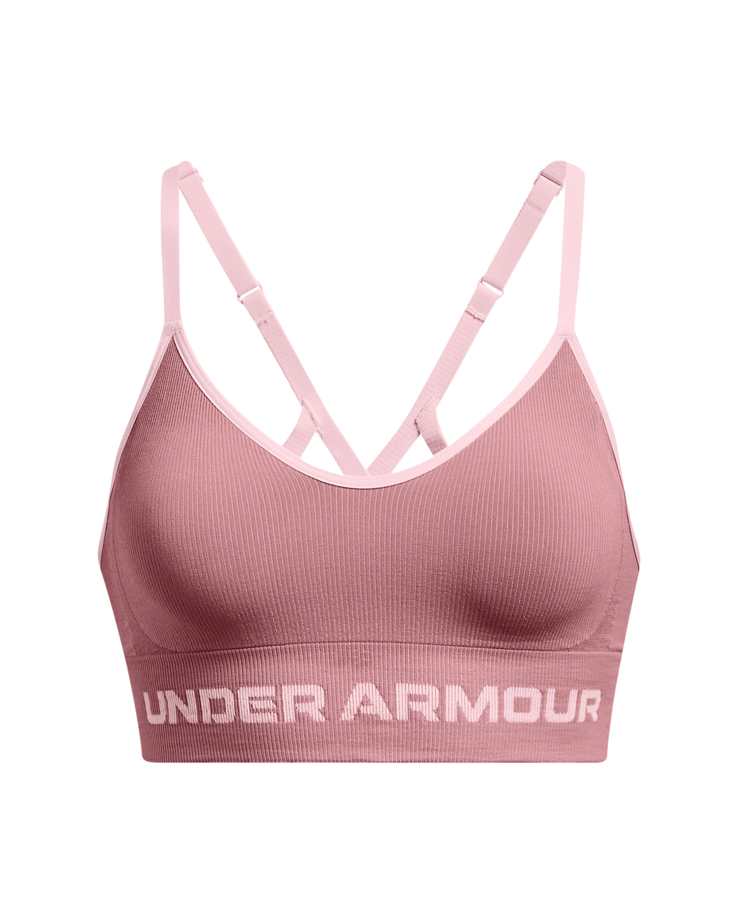 Women's UA Seamless Low Longline Rib Sports Bra