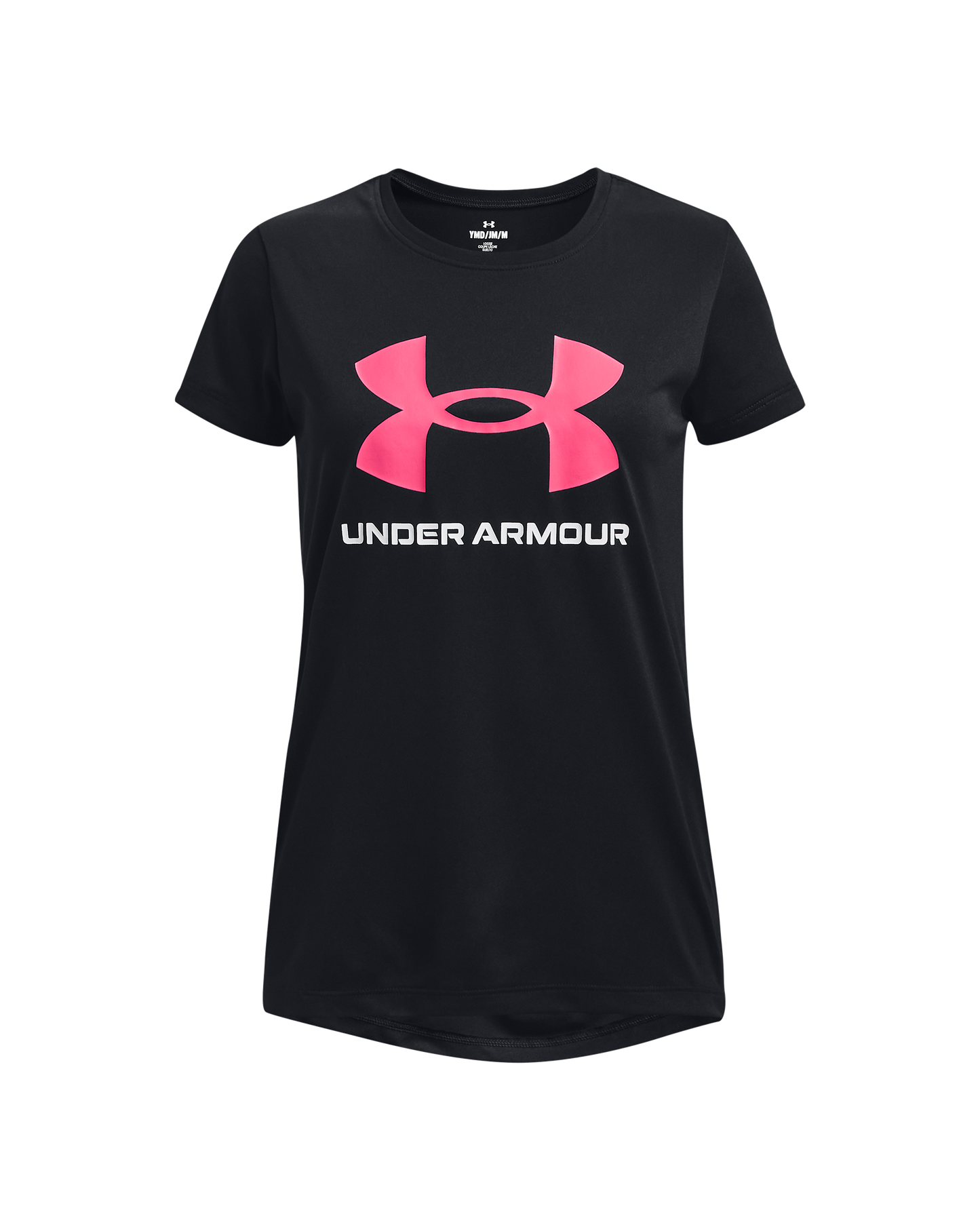 Girls' UA Tech™ Print Fill Big Logo Short Sleeve