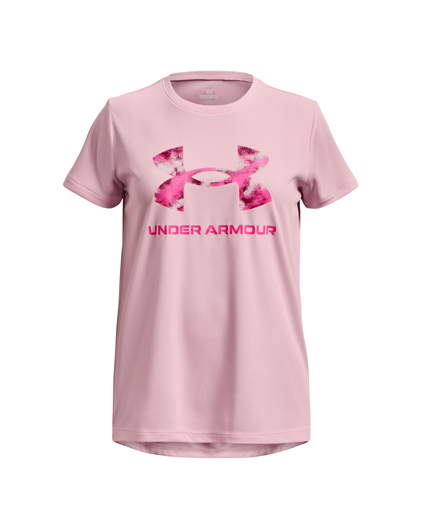 Girls' UA Tech™ Print Fill Big Logo Short Sleeve