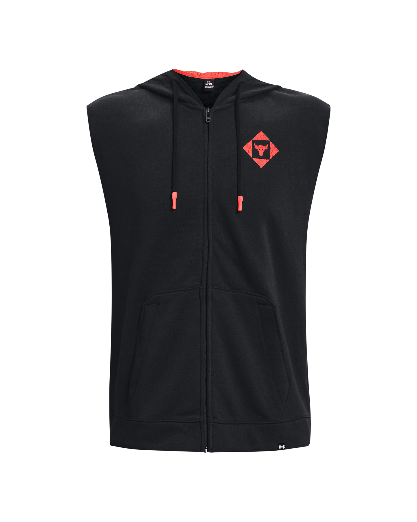 Men's Project Rock Heavyweight Terry Sleeveless Full-Zip Hoodie