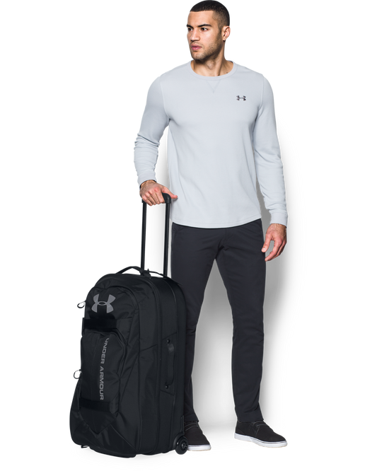 UA Checked Rolling Suitcase
