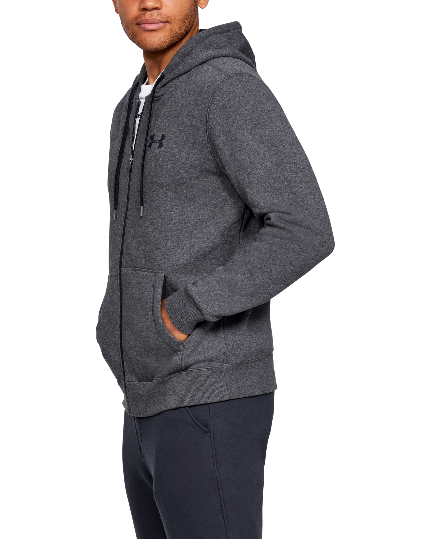 Men's UA Rival Fleece Fitted Full Zip Hoodie