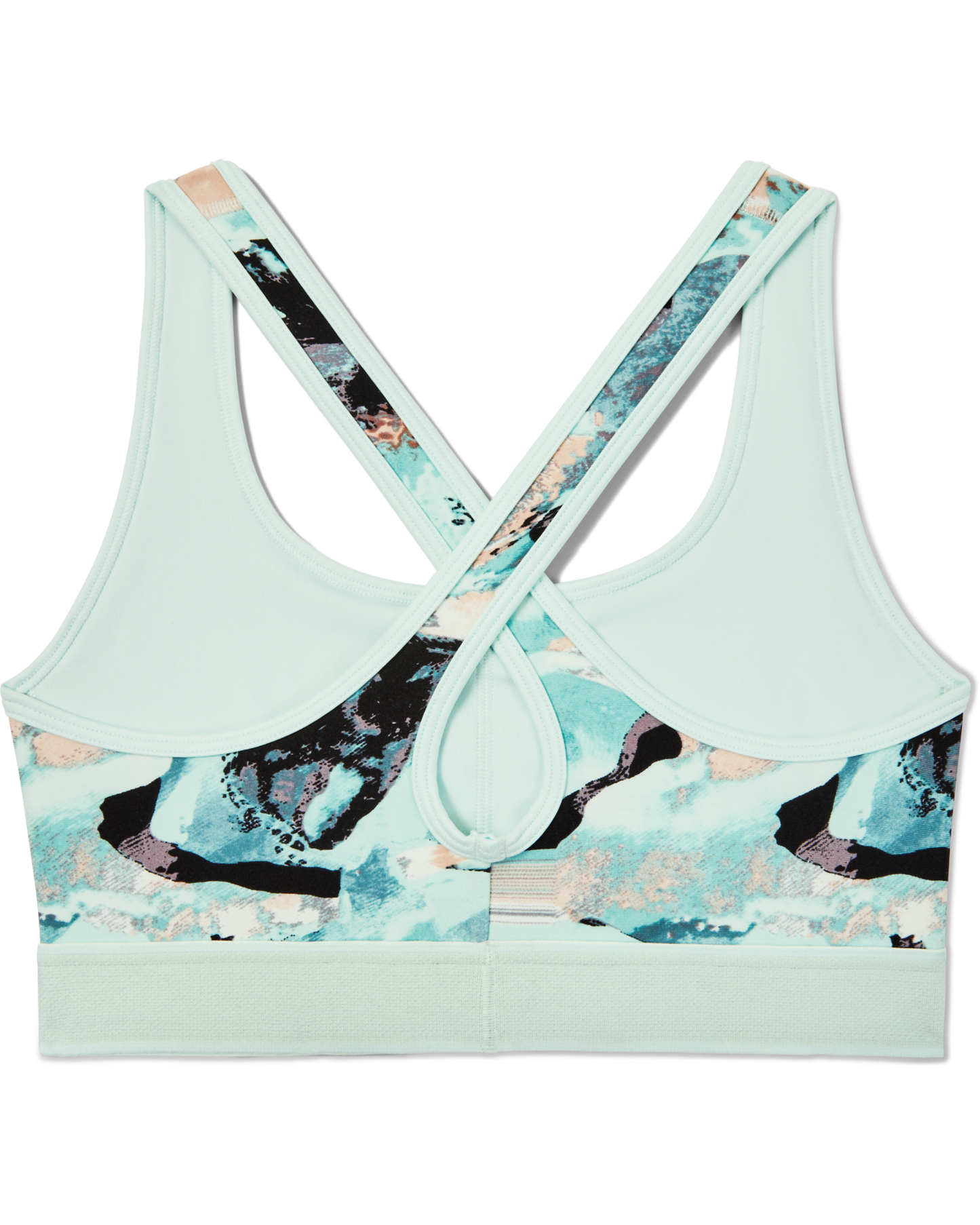 Women's Armour® Mid Crossback Print Sports Bra