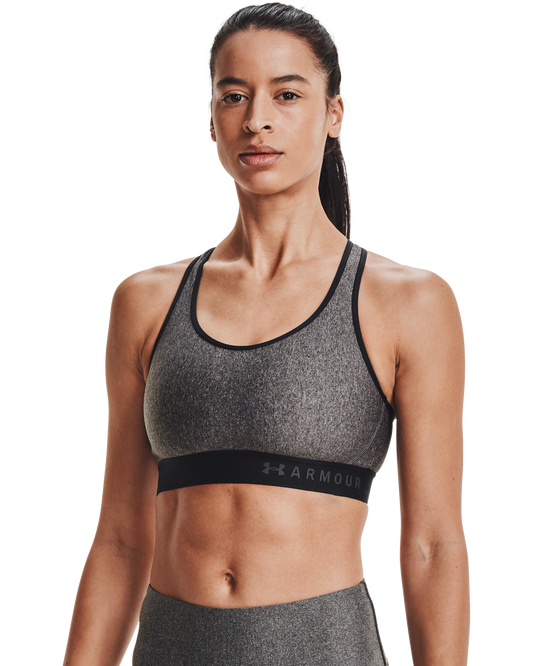 Women's Armour® Mid Heathered Sports Bra