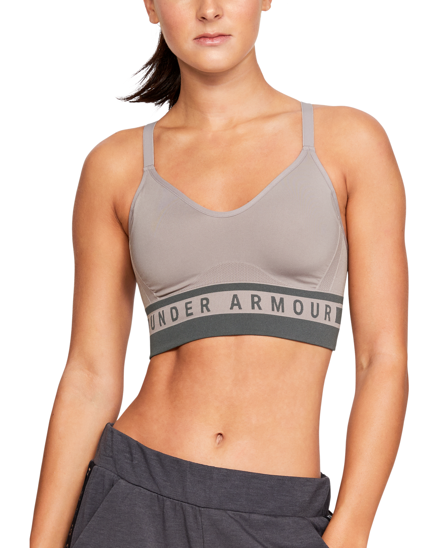 Women's UA Seamless Longline Sports Bra
