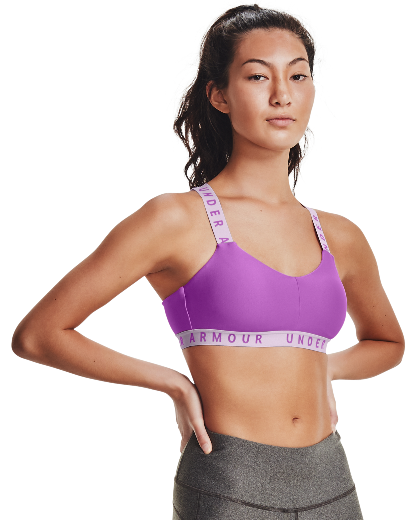Womens UA Wordmark Strappy Sportlette