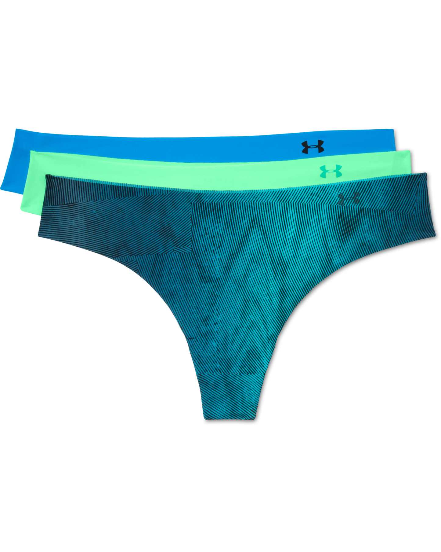 Women's UA Pure Stretch Thong 3-Pack Printed