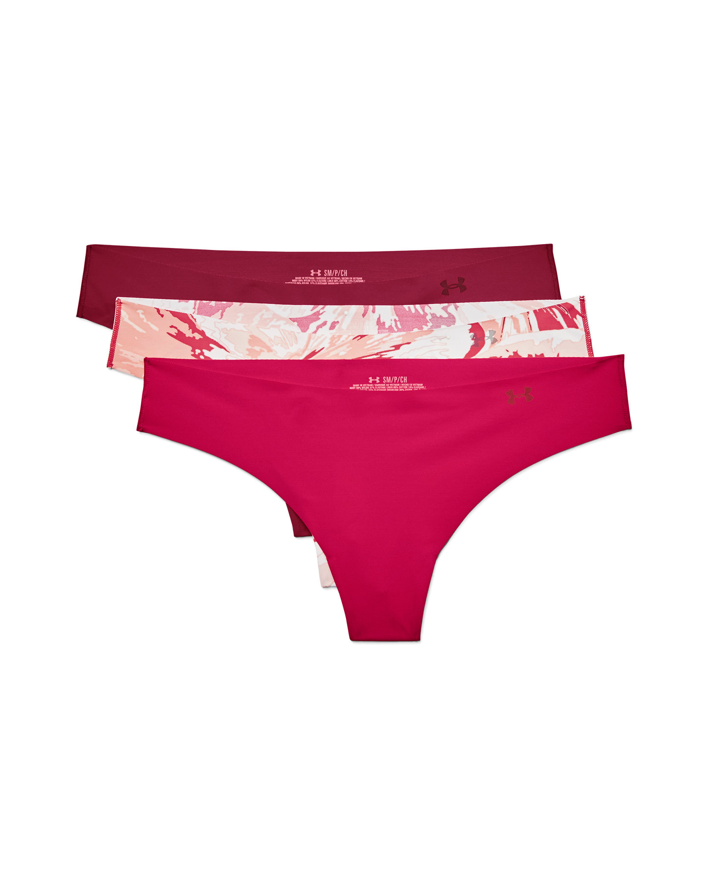 Women's UA Pure Stretch Thong 3-Pack Printed