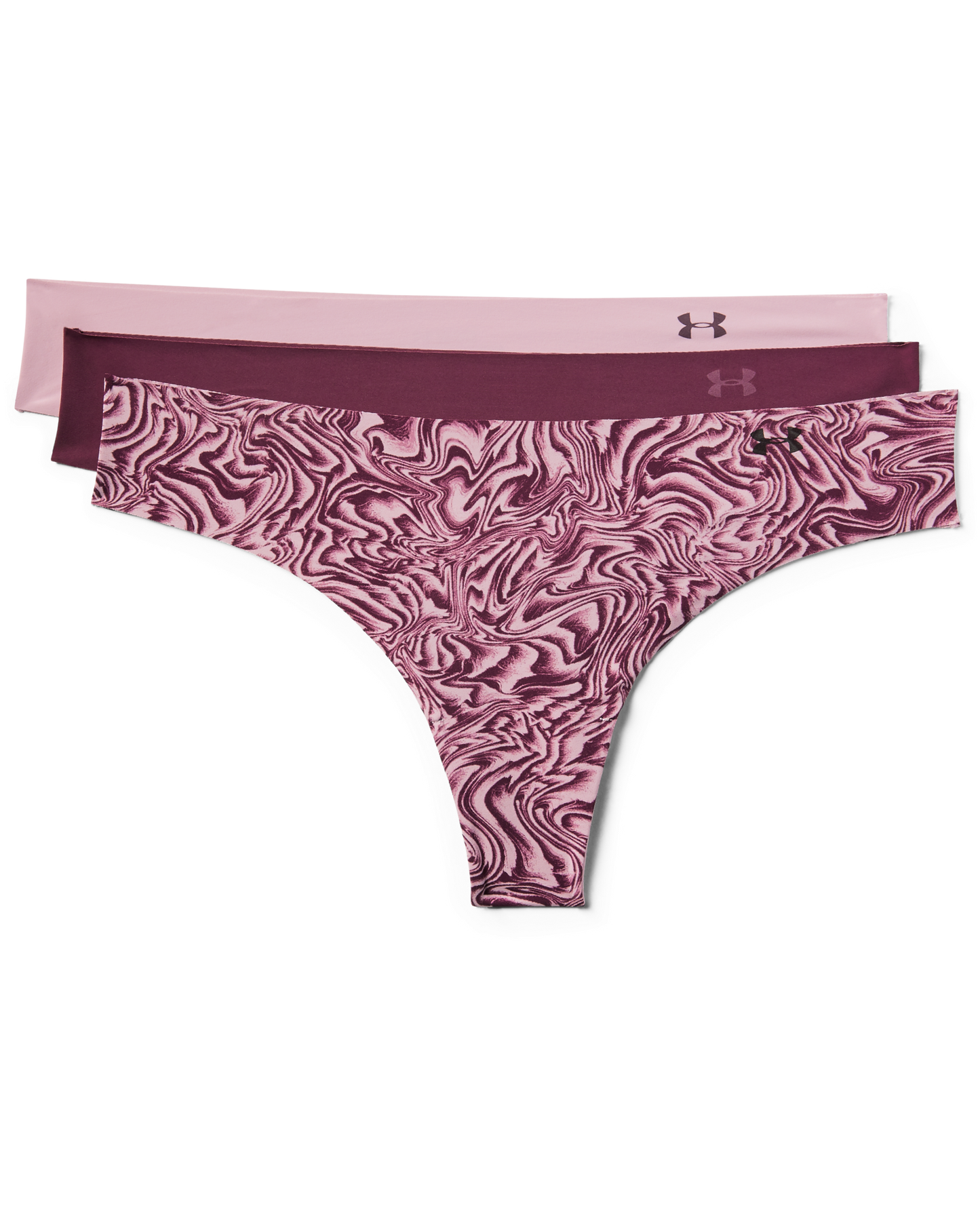 Women's UA Pure Stretch Thong 3-Pack Printed
